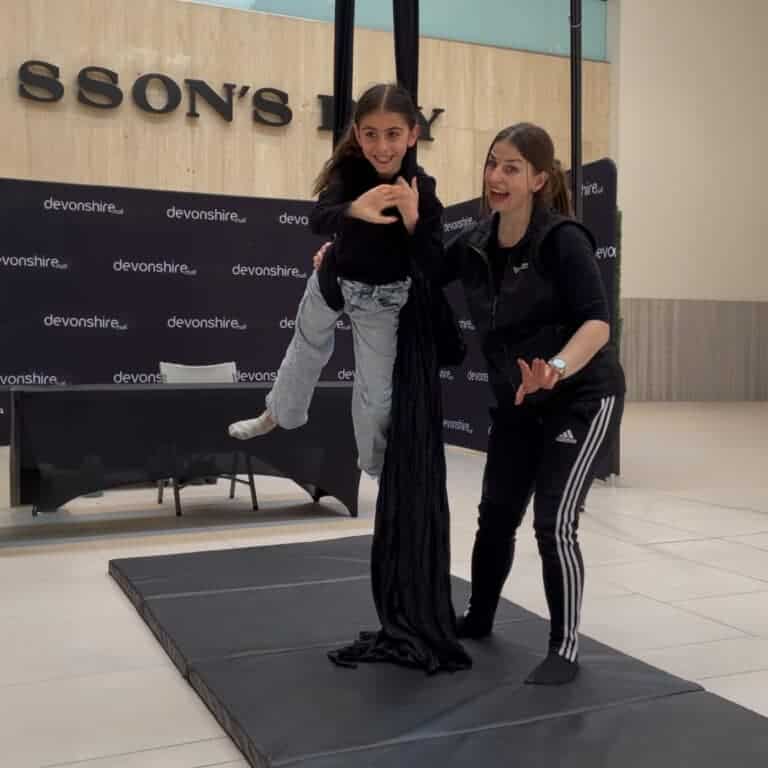 Brings playful energy to Velvet Edge Entertainment at Devonshire Mall.